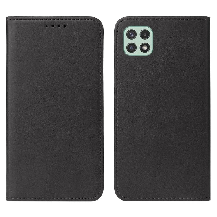 For Samsung Galaxy A22e Magnetic Closure Leather Phone Case