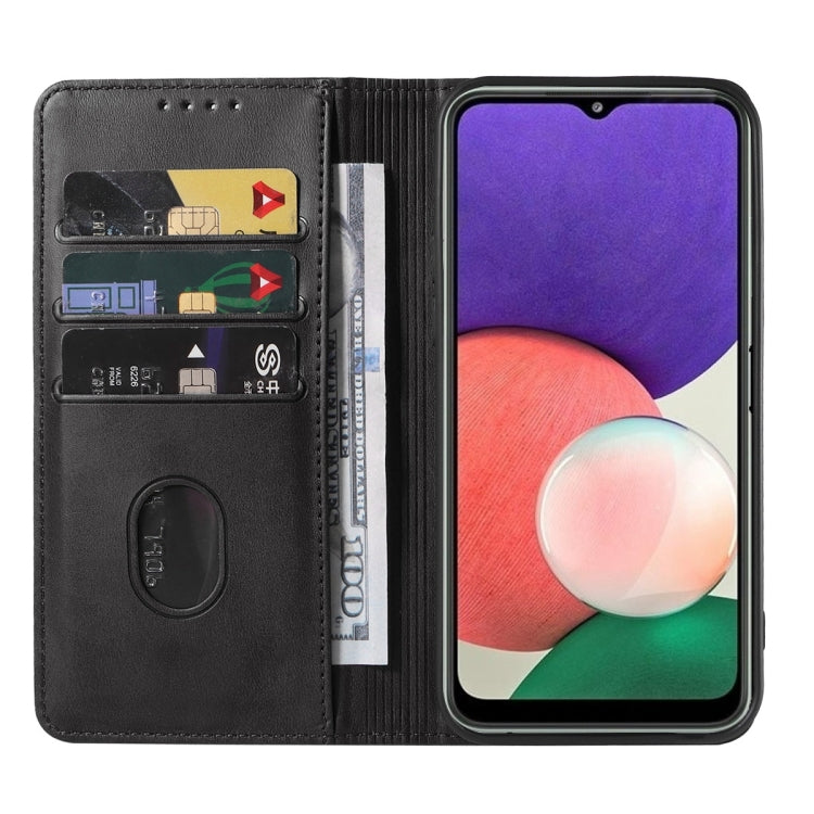 For Samsung Galaxy A22e Magnetic Closure Leather Phone Case