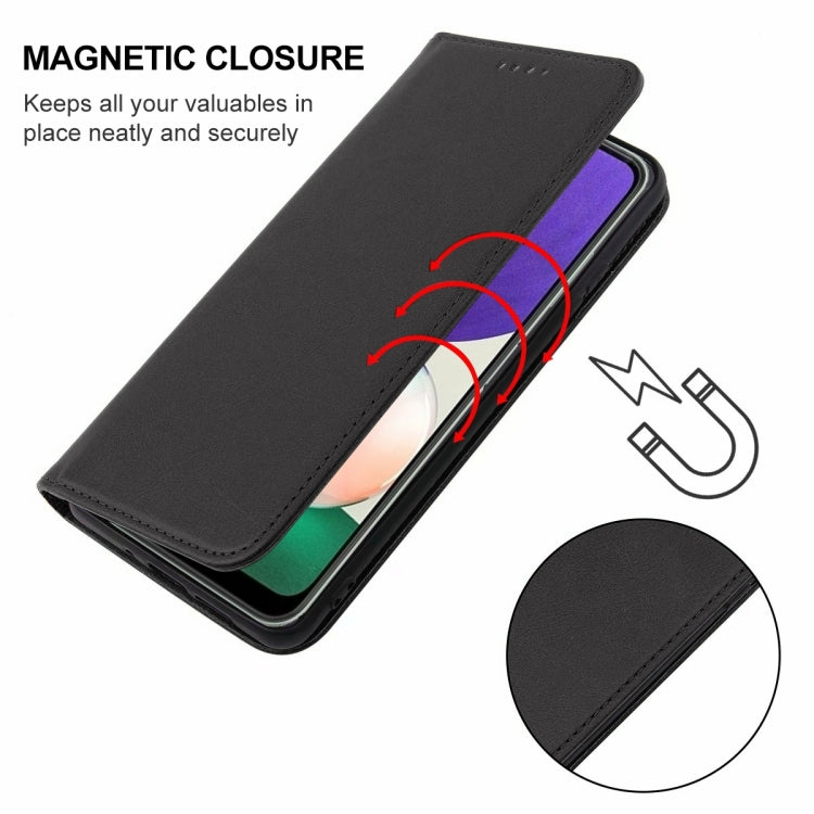 For Samsung Galaxy A22e Magnetic Closure Leather Phone Case