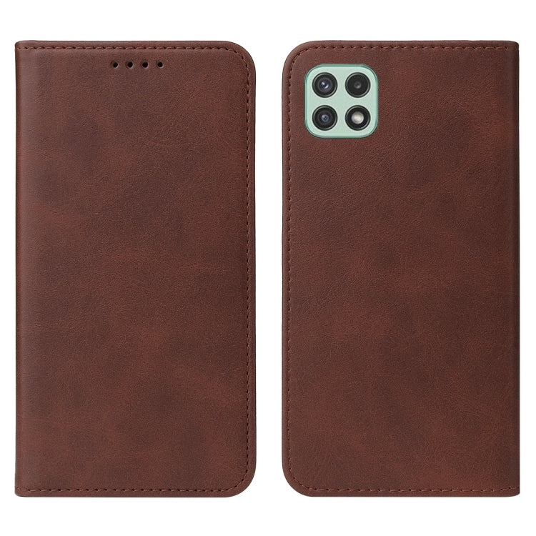 For Samsung Galaxy A22e Magnetic Closure Leather Phone Case