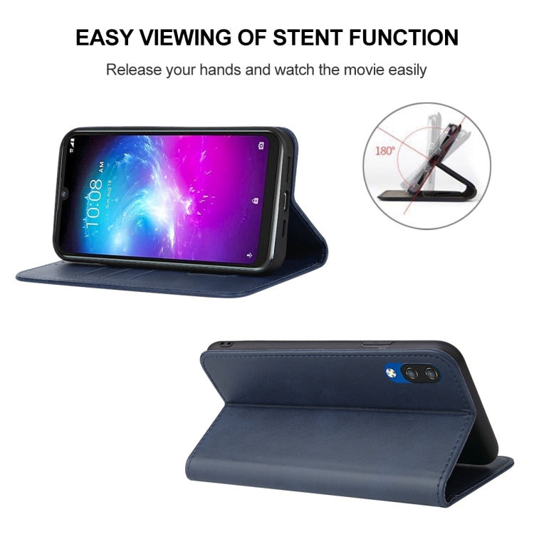 For ZTE Blade A51 Lite/A5 2020 Magnetic Closure Leather Phone Case
