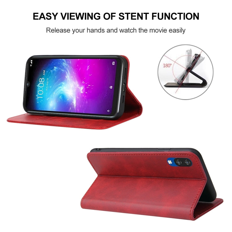 For ZTE Blade A51 Lite/A5 2020 Magnetic Closure Leather Phone Case