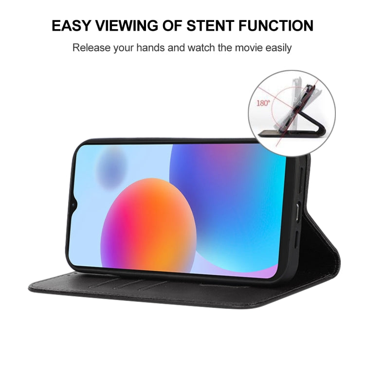 For ZTE Blade A52 2022 Magnetic Closure Leather Phone Case