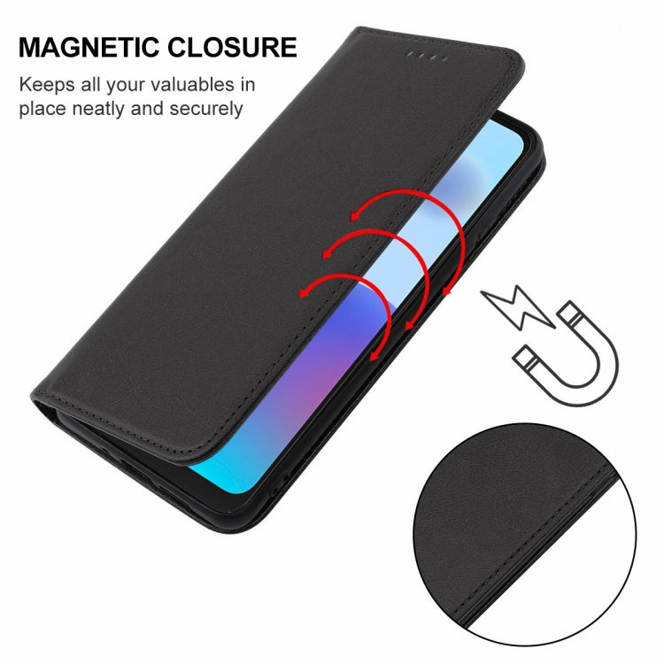 For ZTE Blade A52 2022 Magnetic Closure Leather Phone Case