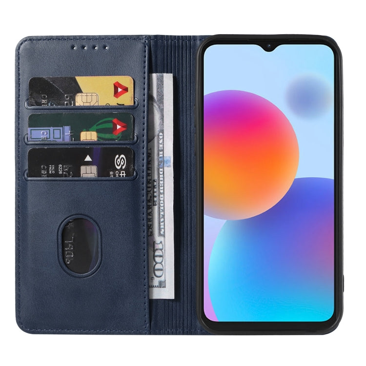 For ZTE Blade A52 2022 Magnetic Closure Leather Phone Case