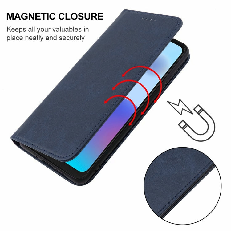 For ZTE Blade A52 2022 Magnetic Closure Leather Phone Case