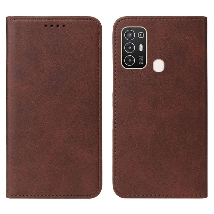 For ZTE Blade A52 2022 Magnetic Closure Leather Phone Case
