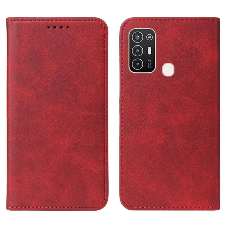 For ZTE Blade A52 2022 Magnetic Closure Leather Phone Case