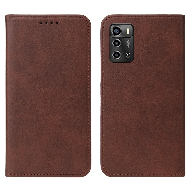 For ZTE Blade A72 2022 Magnetic Closure Leather Phone Case