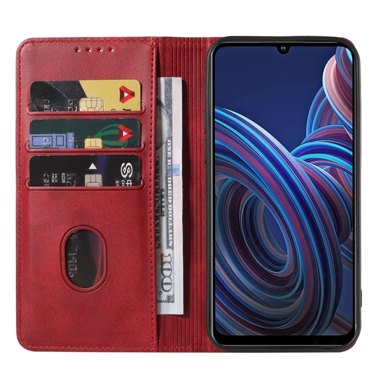 For ZTE Blade A72 2022 Magnetic Closure Leather Phone Case