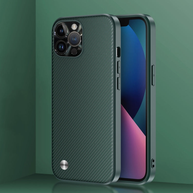 For iPhone 14 Pro Carbon Fiber Kevlar Phone Case