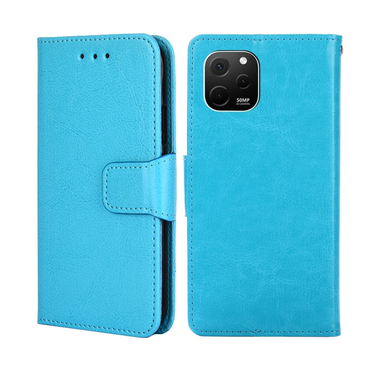 For Huawei nova Y61 Crystal Texture Horizontal Flip Leather Phone Case