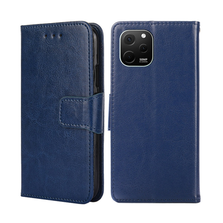 For Huawei nova Y61 Crystal Texture Horizontal Flip Leather Phone Case