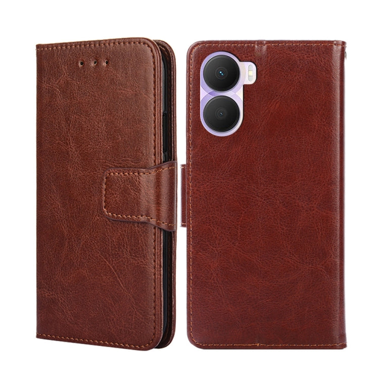 For Honor Play 40 Plus Crystal Texture Horizontal Flip Leather Phone Case