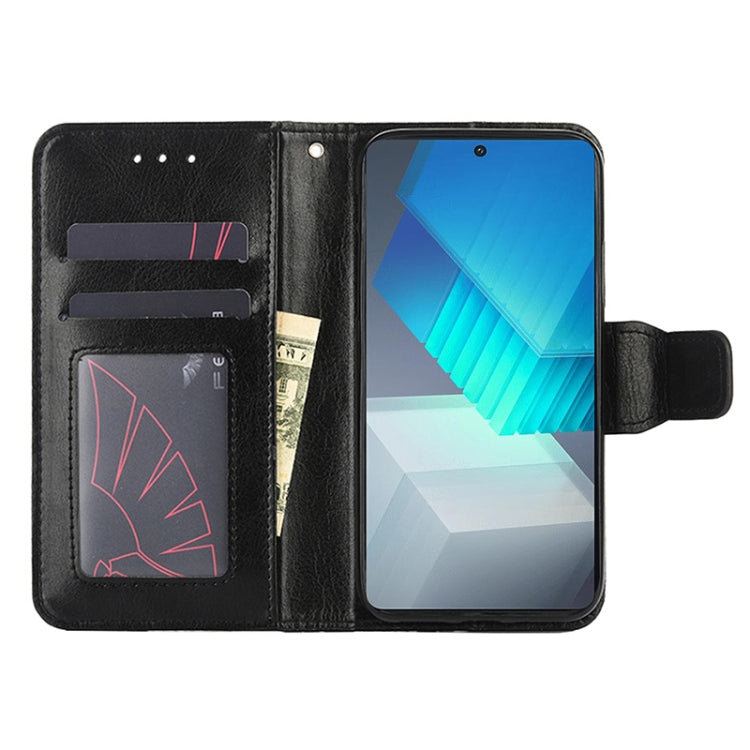 For ZTE Blade A52 Lite Crystal Texture Horizontal Flip Leather Phone Case