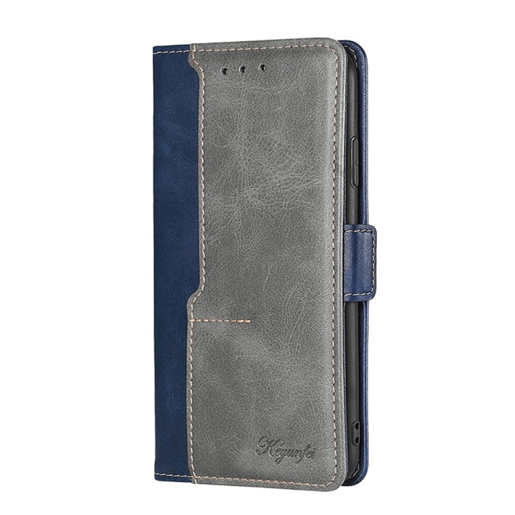 For Nokia C31 Contrast Color Side Buckle Leather Phone Case