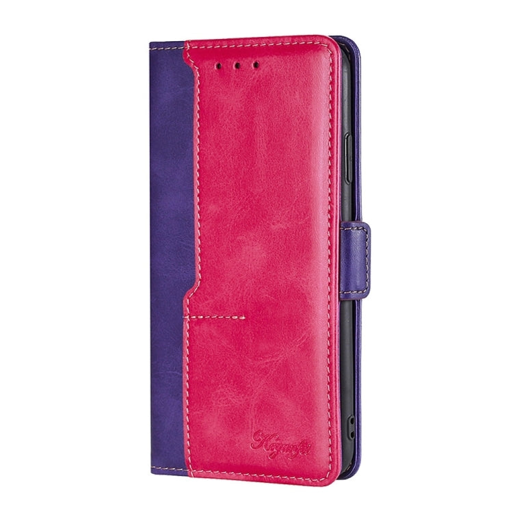 For Nokia X30 5G Contrast Color Side Buckle Leather Phone Case