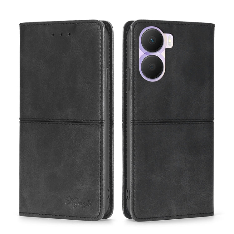 For Honor Play 40 Plus Cow Texture Magnetic Leather Phone Case
