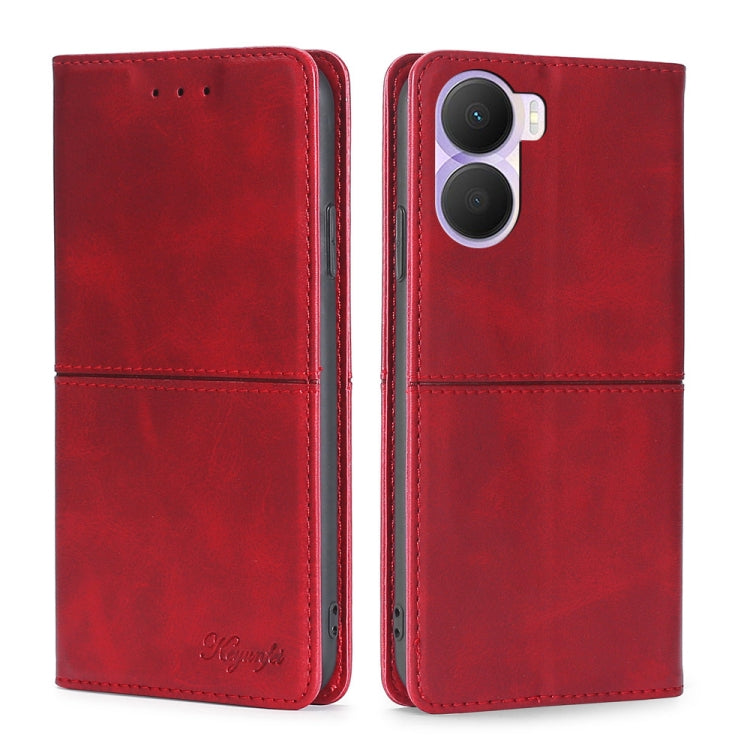 For Honor Play 40 Plus Cow Texture Magnetic Leather Phone Case
