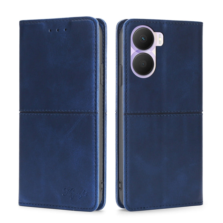 For Honor Play 40 Plus Cow Texture Magnetic Leather Phone Case