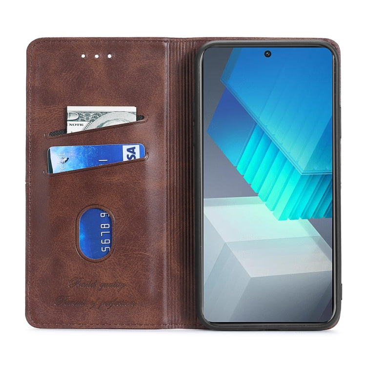 For Nokia C31 Cow Texture Magnetic Leather Phone Case