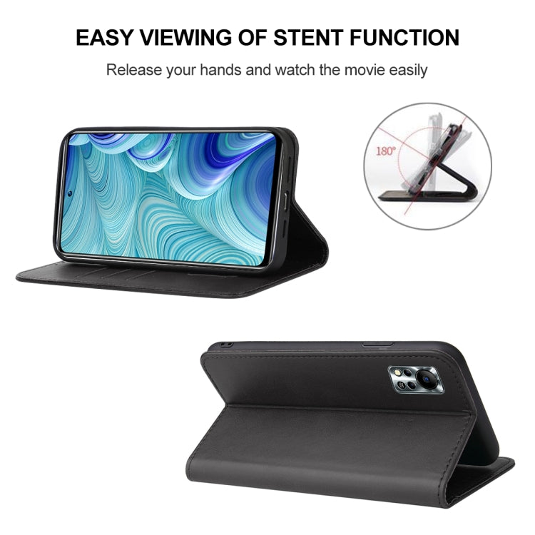 For Infinix Hot 11s NFC Magnetic Closure Leather Phone Case