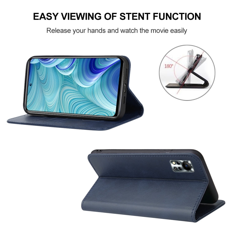 For Infinix Hot 11s NFC Magnetic Closure Leather Phone Case
