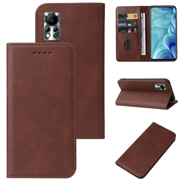 For Infinix Hot 11s NFC Magnetic Closure Leather Phone Case