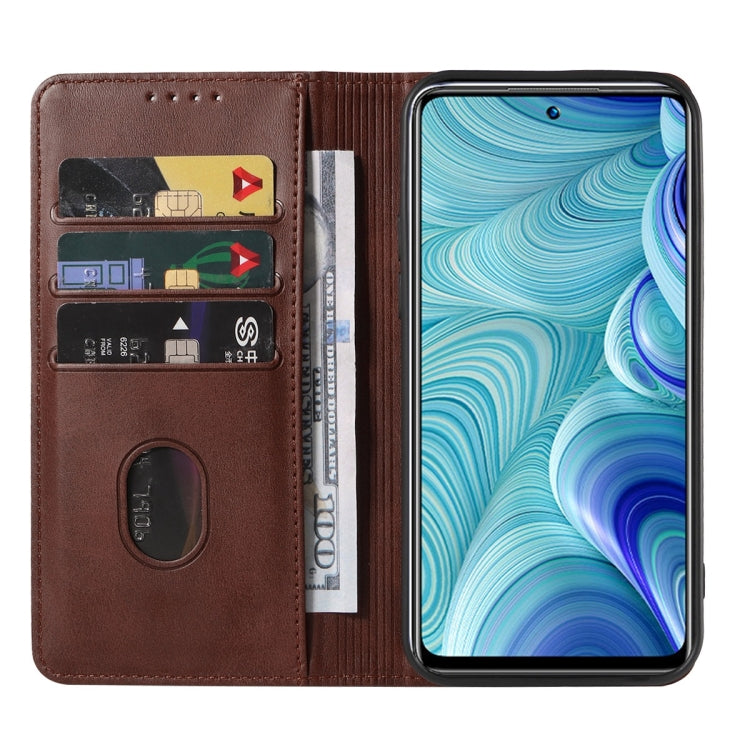 For Infinix Hot 11s NFC Magnetic Closure Leather Phone Case