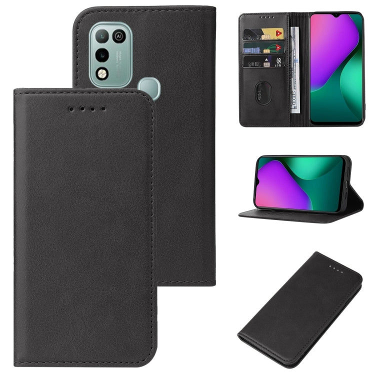 For Infinix Hot 10 Play/Smart 5 India Magnetic Closure Leather Phone Case