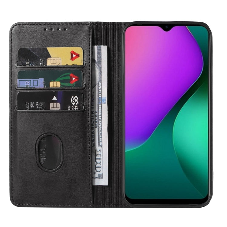 For Infinix Hot 10 Play/Smart 5 India Magnetic Closure Leather Phone Case
