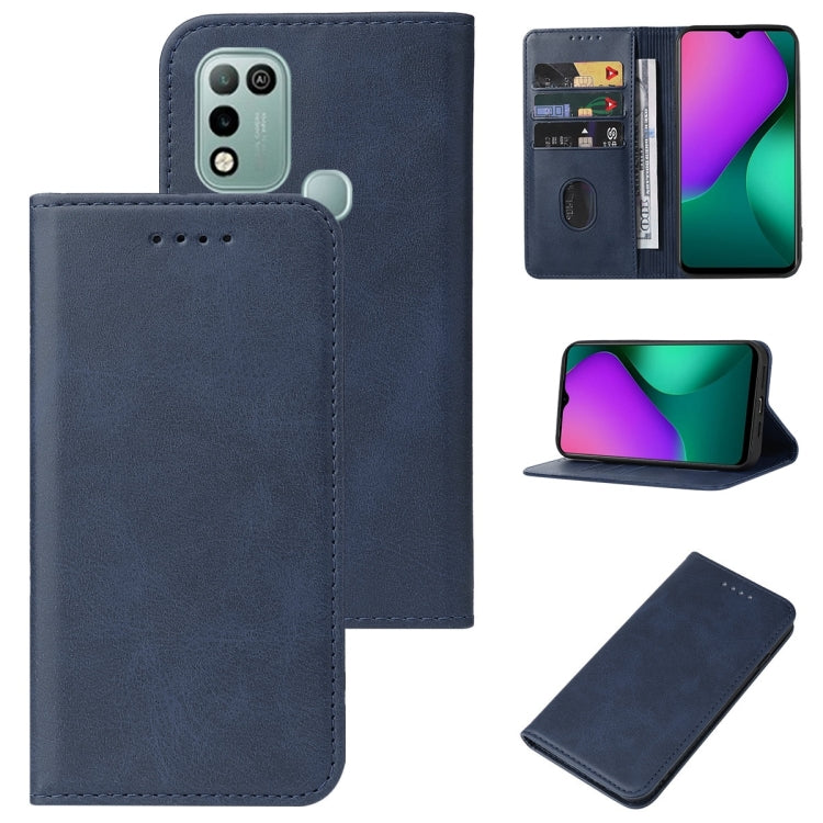 For Infinix Hot 10 Play/Smart 5 India Magnetic Closure Leather Phone Case