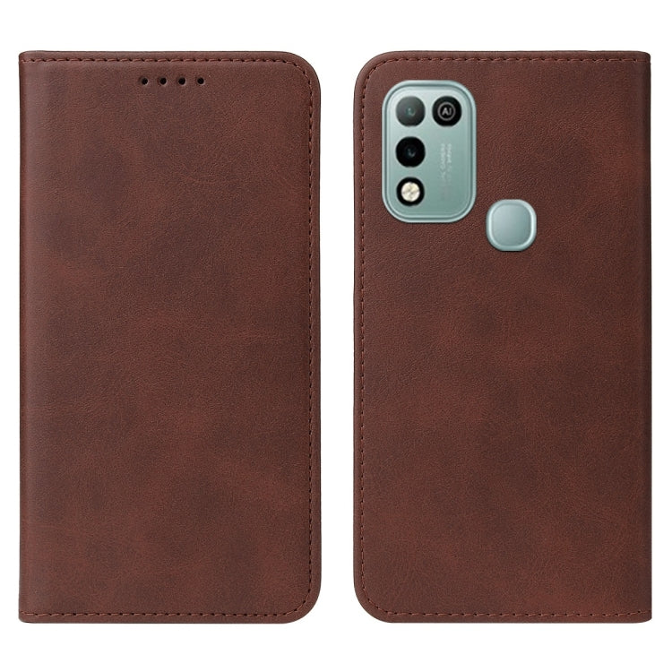 For Infinix Hot 10 Play/Smart 5 India Magnetic Closure Leather Phone Case
