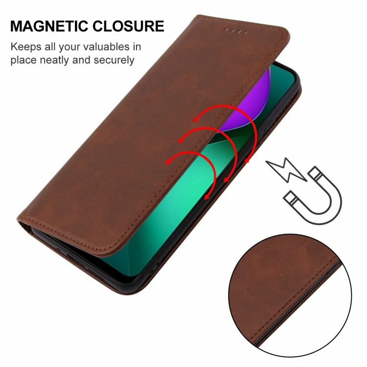 For Infinix Hot 10 Play/Smart 5 India Magnetic Closure Leather Phone Case