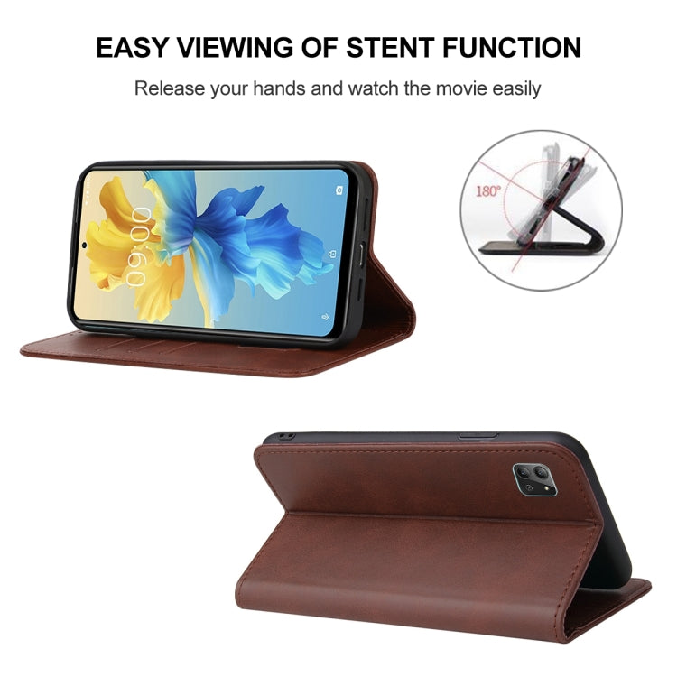 For Infinix Hot 11 2022 Magnetic Closure Leather Phone Case
