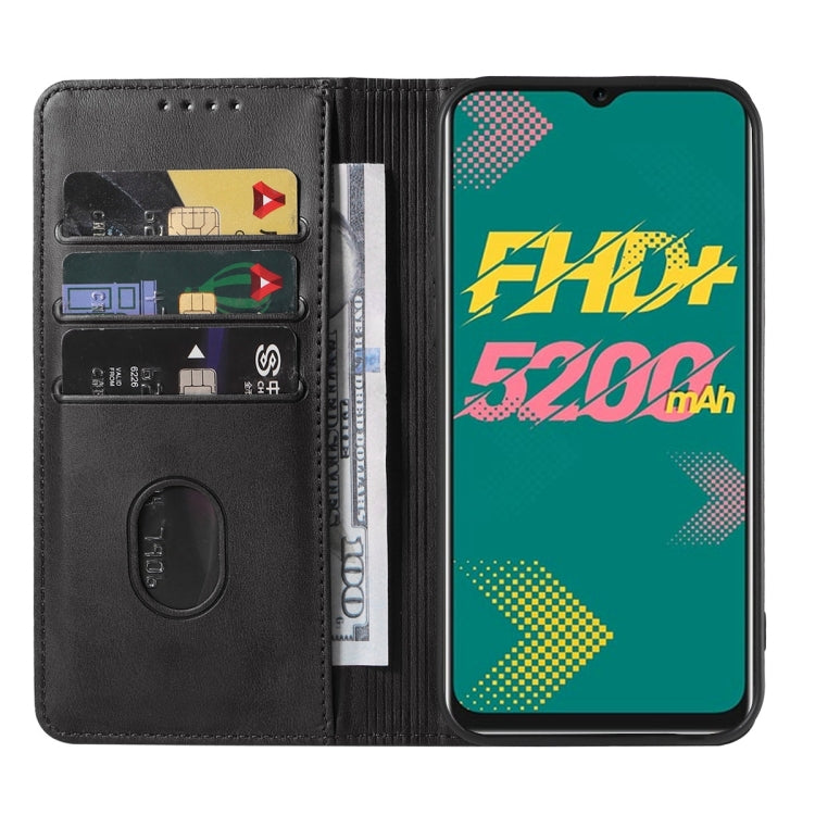 For Infinix Hot 11 X662 Magnetic Closure Leather Phone Case
