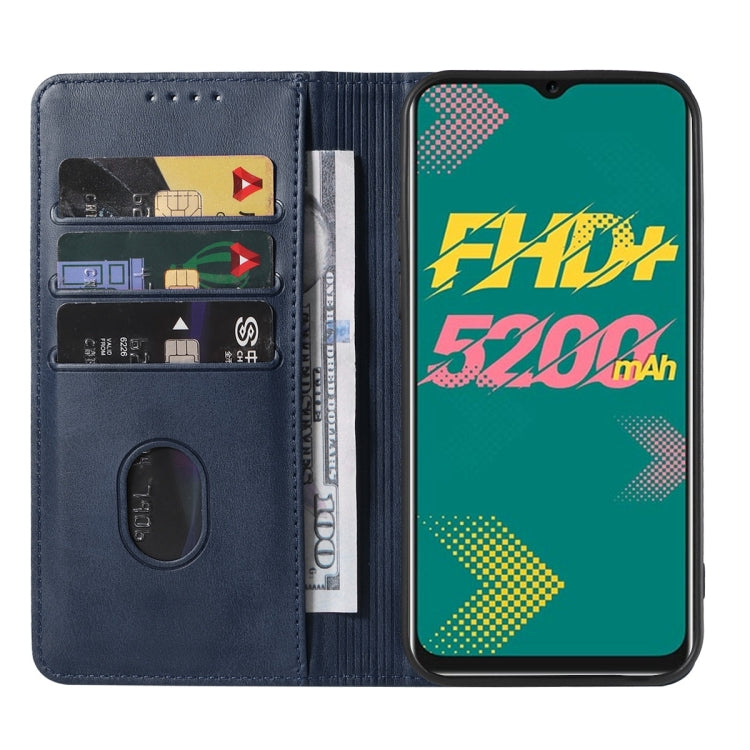 For Infinix Hot 11 X662 Magnetic Closure Leather Phone Case