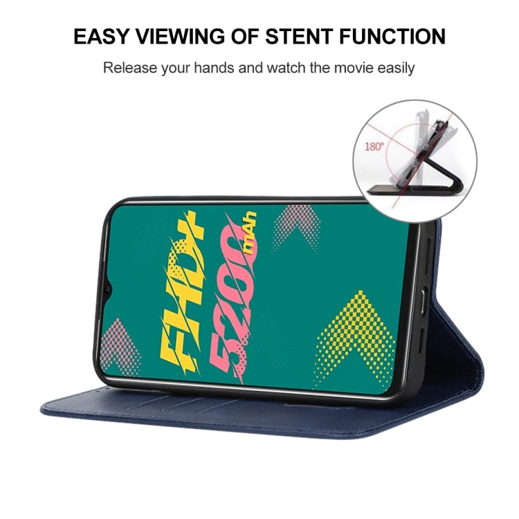 For Infinix Hot 11 X662 Magnetic Closure Leather Phone Case