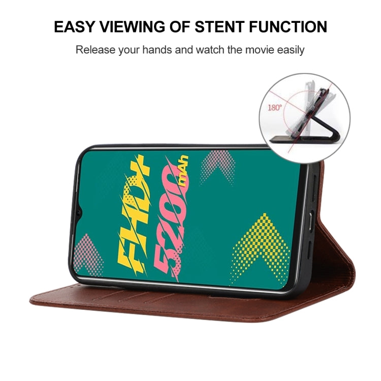 For Infinix Hot 11 X662 Magnetic Closure Leather Phone Case