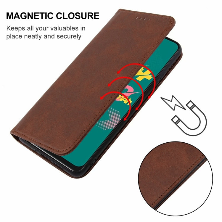 For Infinix Hot 11 X662 Magnetic Closure Leather Phone Case