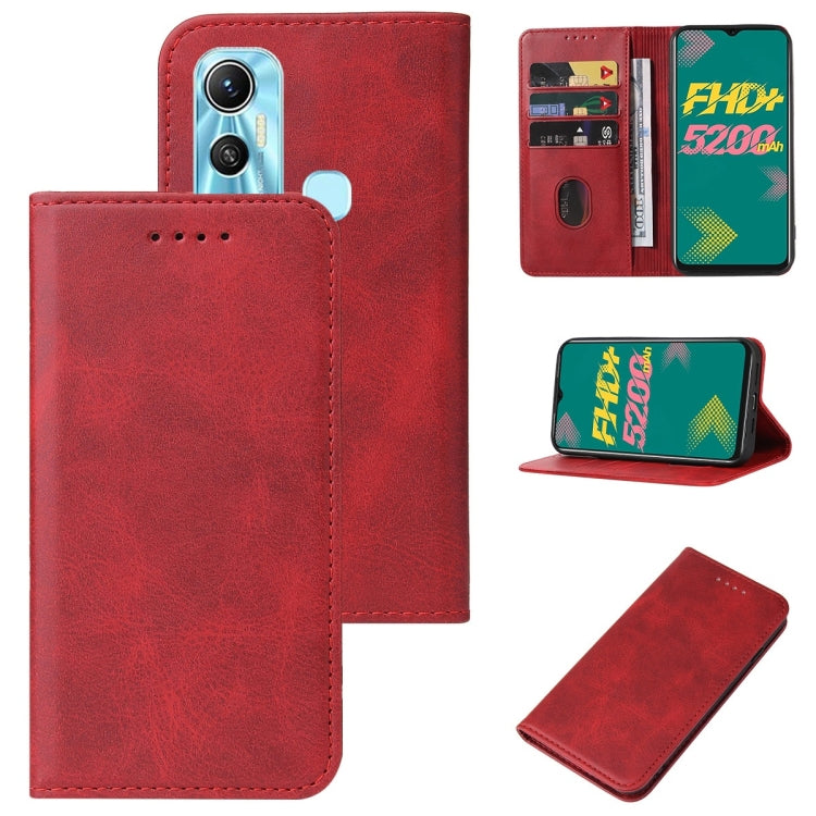 For Infinix Hot 11 X662 Magnetic Closure Leather Phone Case