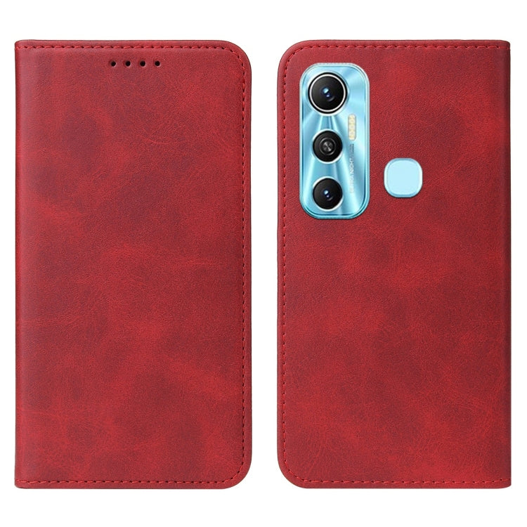 For Infinix Hot 11 X662 Magnetic Closure Leather Phone Case