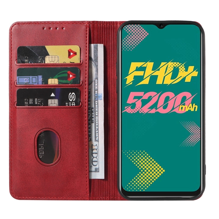 For Infinix Hot 11 X662 Magnetic Closure Leather Phone Case