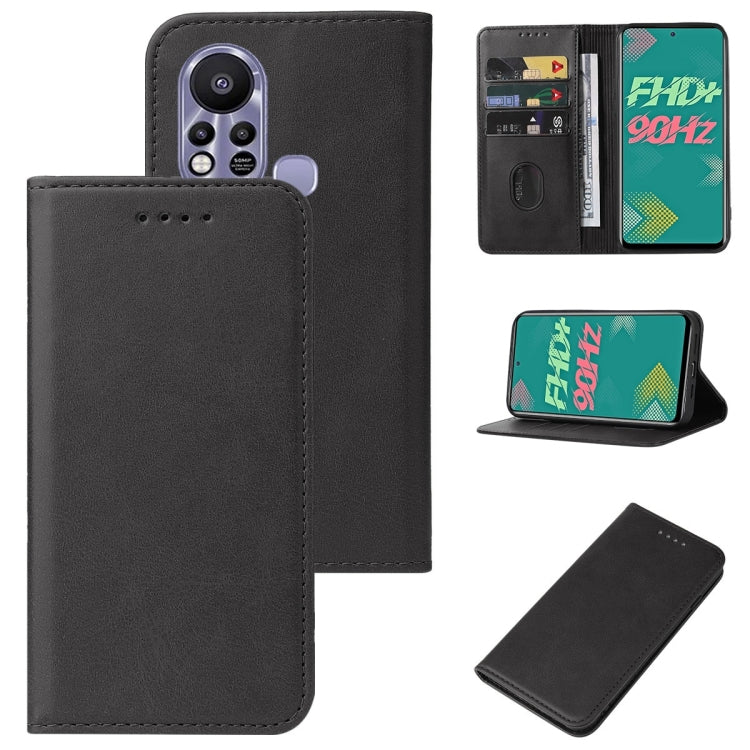 For Infinix Hot 11s Magnetic Closure Leather Phone Case