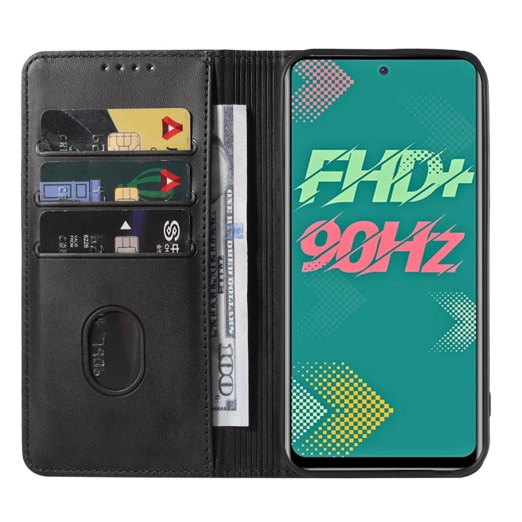 For Infinix Hot 11s Magnetic Closure Leather Phone Case