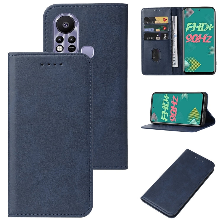 For Infinix Hot 11s Magnetic Closure Leather Phone Case