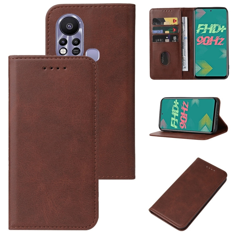 For Infinix Hot 11s Magnetic Closure Leather Phone Case