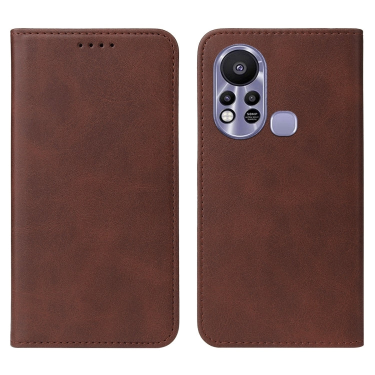 For Infinix Hot 11s Magnetic Closure Leather Phone Case