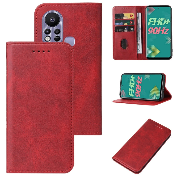 For Infinix Hot 11s Magnetic Closure Leather Phone Case