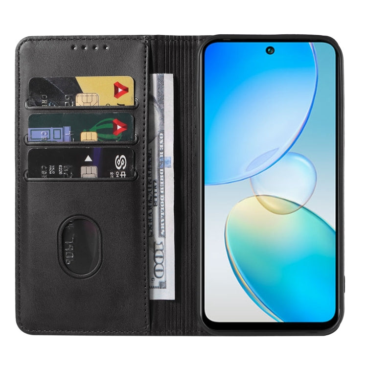 For Infinix Hot 12 India Magnetic Closure Leather Phone Case